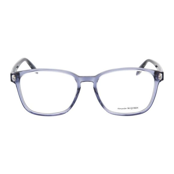 NEW ALEXANDER MCQUEEN EYEGLASSES AM0244O 004 WOMEN BLUE EYEWEAR - Picture 2 of 3